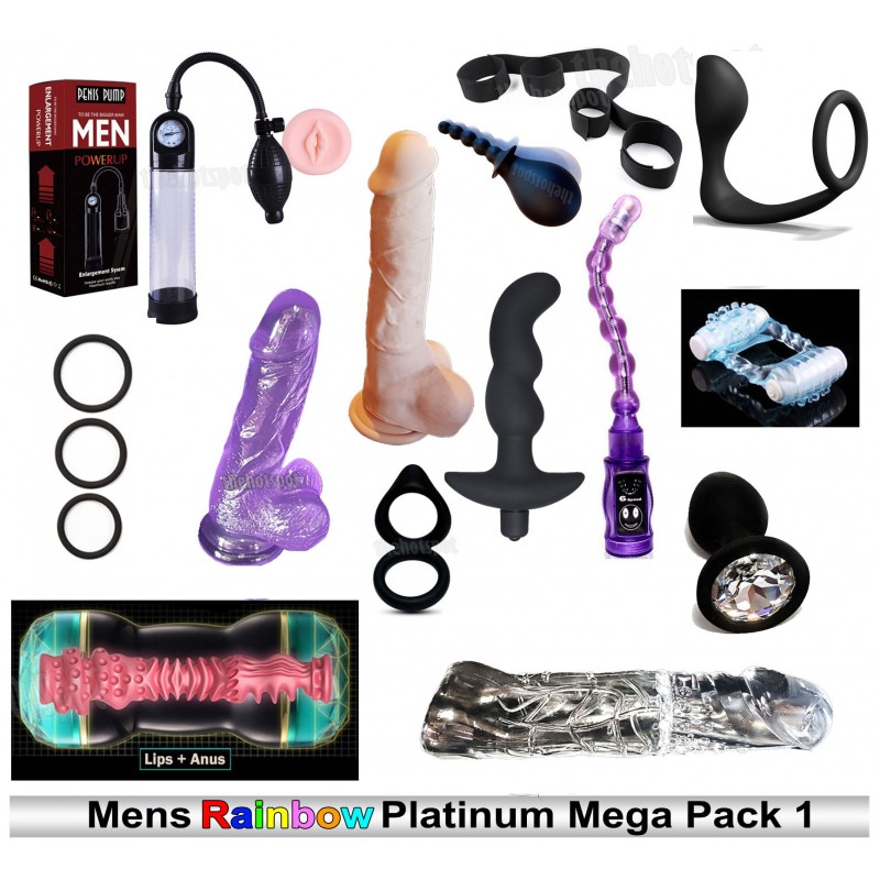 Gay Mens Couples Platinum Pack 1 Sex Toy Mega Pack